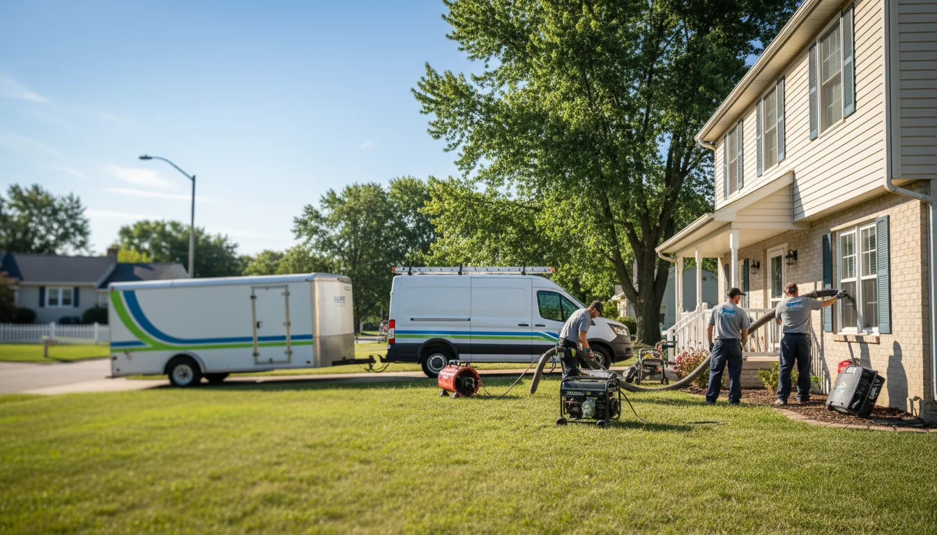 Flooded Basement Restoration And Cleanup With Repair in Hamler, OH near me